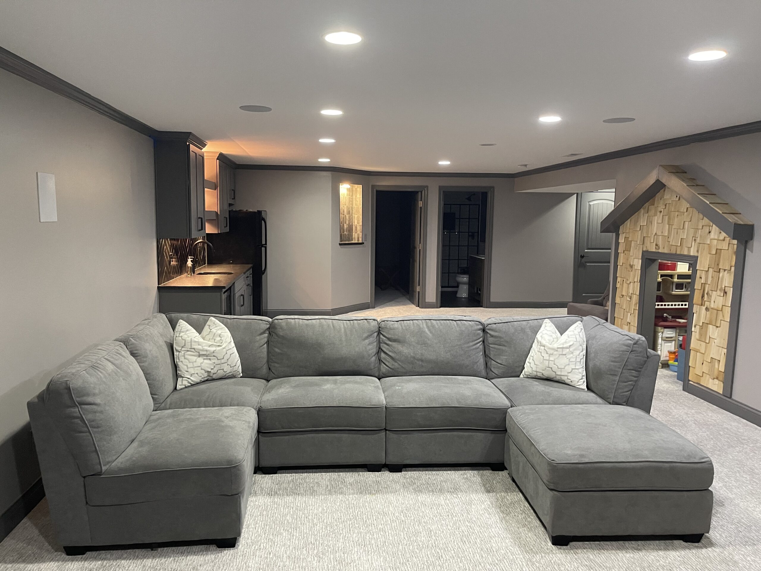 Basement Remodeling - Living Area